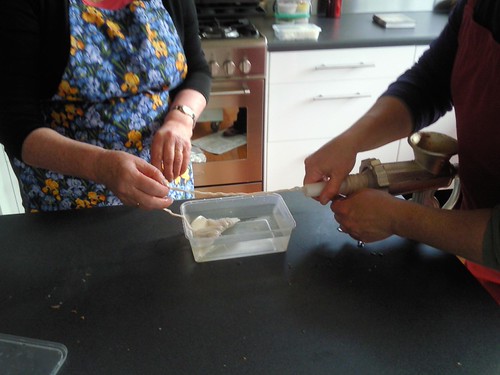 Prepping the casings